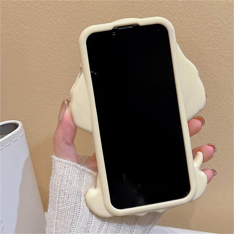 Koreanische Nette 3d Liebe Herz Welpen Silikon Telefon Fall Für Iphone 14 13 12 11 Pro Max Schöne Cartoon stoßfest Soft Cover Funda