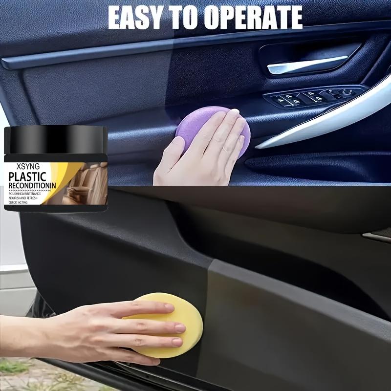 Maintenance Wax for Automotive Plastic Parts, Used As a Gloss Repair Agent for Car Interiors and Instrument Panels, Tire Gloss, and Seat Maintenance