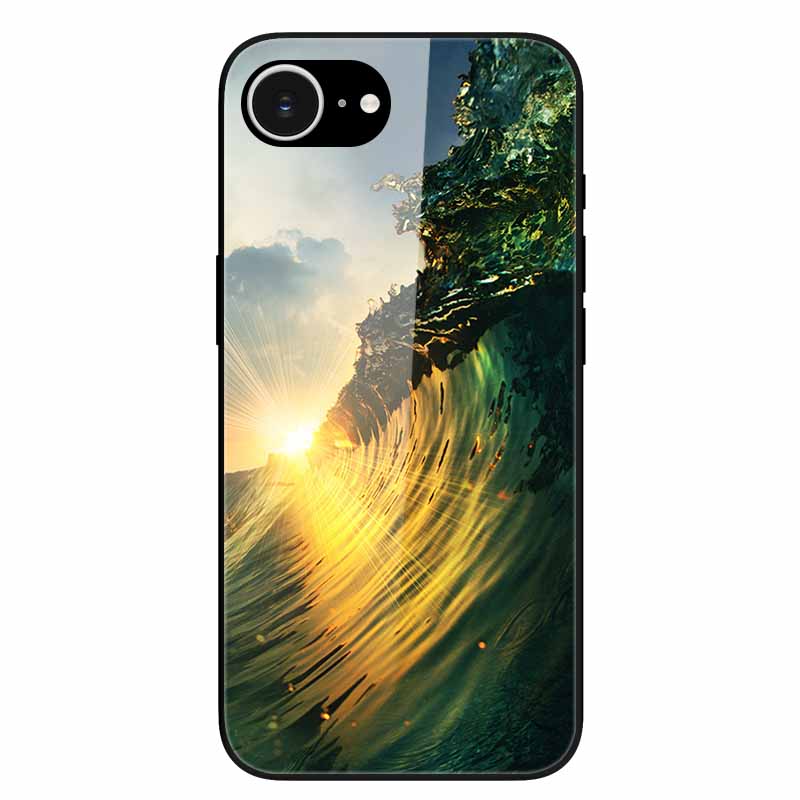 Tempered Glass Phone Cases For iPhone 16e 2025 Case Silicon Bumper Hard PC Back Cover Shell for iPhone SE (2025) / for iPhone16e