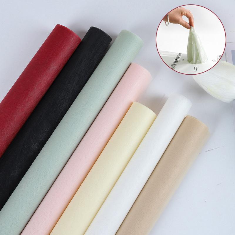 40 Pcs Milk Cotton Tissue Paper Florist Flower Wrapping Paper Diy Handmade Bouquet Crafts Gifts Packaging Wedding Party Supplies