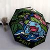 Pokemon Automatic Folding Umbrella with Sturdy Iron Frame, Portable Compact Travel Umbrella All-Season Use Parties 0807079