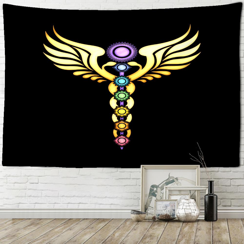 2021 Indian Buddha Meditation Tapestry Wall Hanging Witchcraft Art Bohemian Hippie Bedroom Home Decor