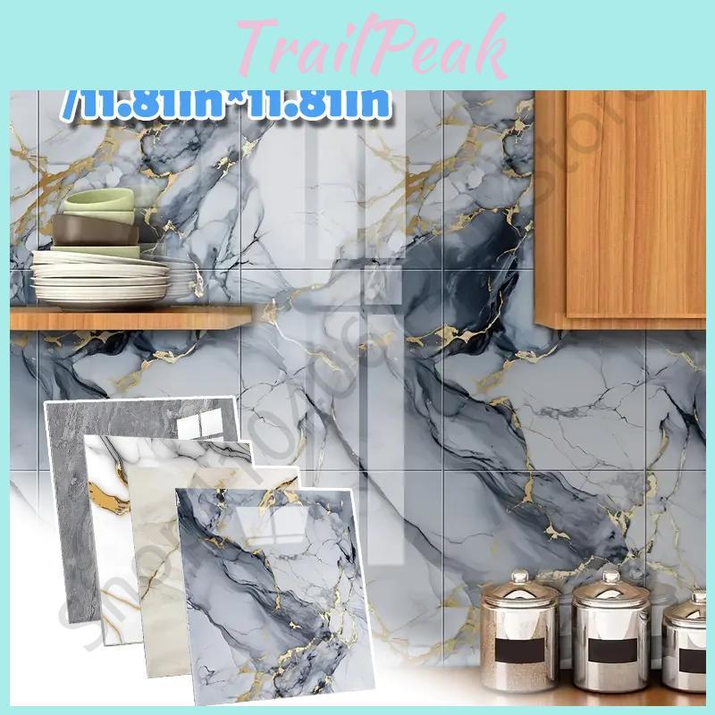 Marble Wallpaper 1050pcs Pattern Selfadhesive Imitation Tile Wall Stickers 3d Ceramic Tile Wall Renovation Decoration Sticker