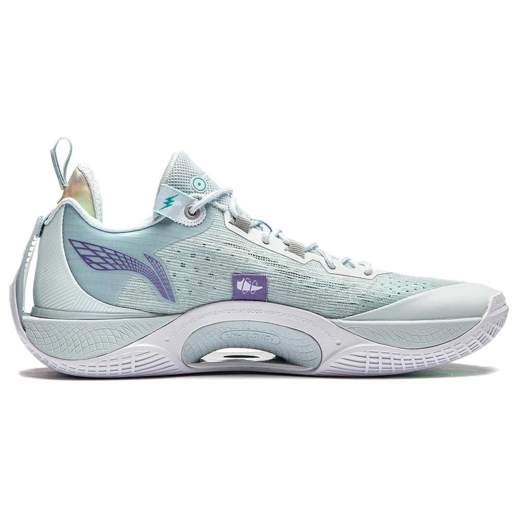 Li-Ning Way Of Wade Shadow 5 V2 Aurora Herresneakers Lyseblå Hvit ABPU009-3
