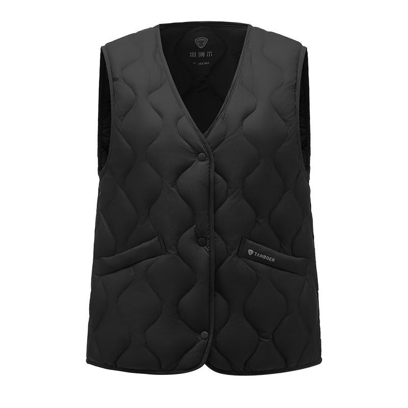 

Women s Tanboer V-Neck Short Down Vest TB5330112D L (170)