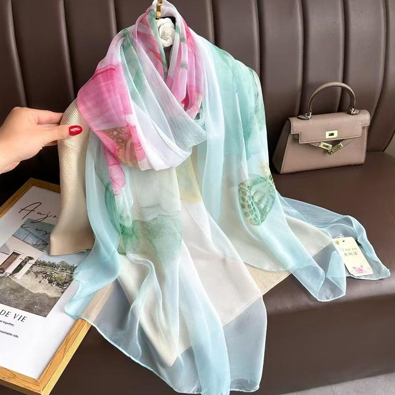2025 Women's Versatile Summer Beach Shawl: Lightweight Gauze Cape for Travel & Seaside Vacations