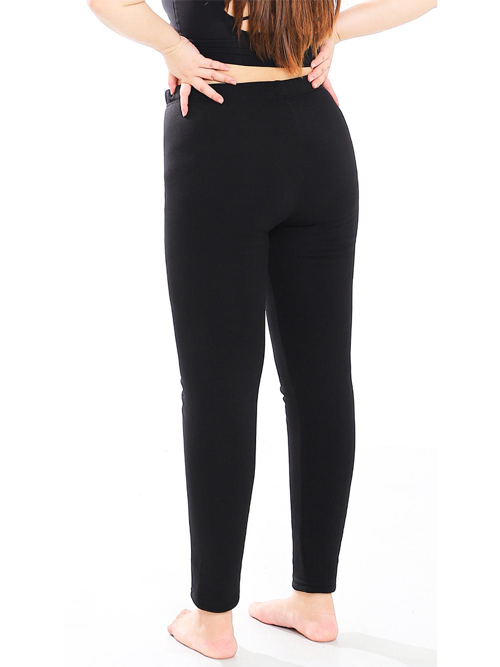 

Winter 300 Jin Plus Size Fleece-Lined Knit Leggings - Super Elastic Waist & Warmth 8XL (Recommended weight: 100-175 kg)