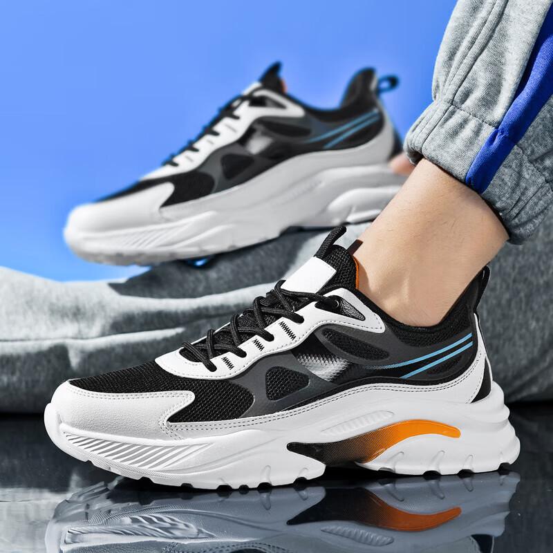 Sneakers Men's Summer Breathable Men's Shoes 2025 New Trendy Mesh Shoes Casual Lightweight Running Shoes Ultra Light Running Shoes