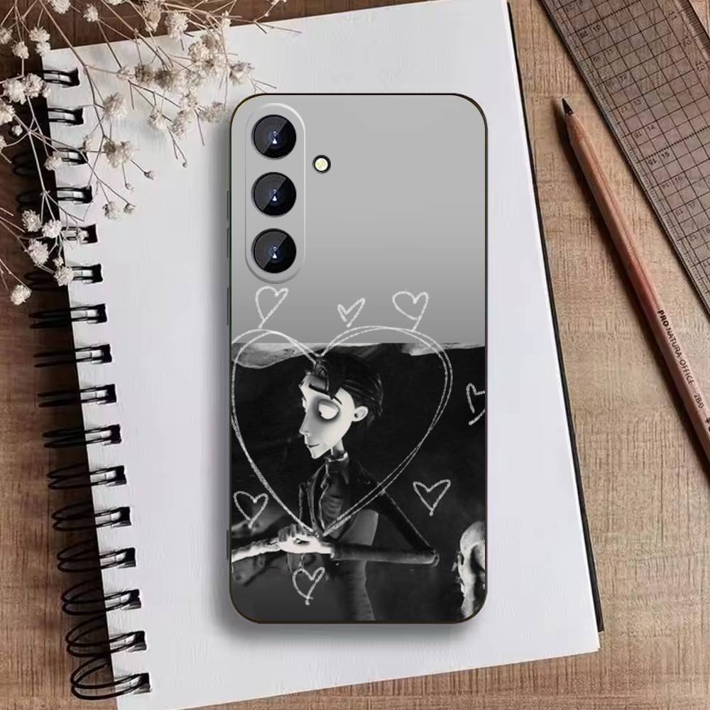 

K-Corpse Bride Phone Case For Samsung Galaxy A73,21,22,32,71,53,52,51,80,5G Soft Black Cover Samsung a32 5g