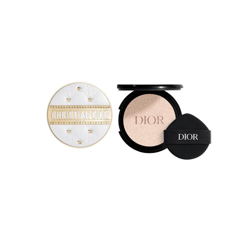 DIOR Lucky Star Limited Glossy/Matte Lock Cushion Natural Silky Cream Skin Boosting Color Glossy Cushion #00 N Neutral белый