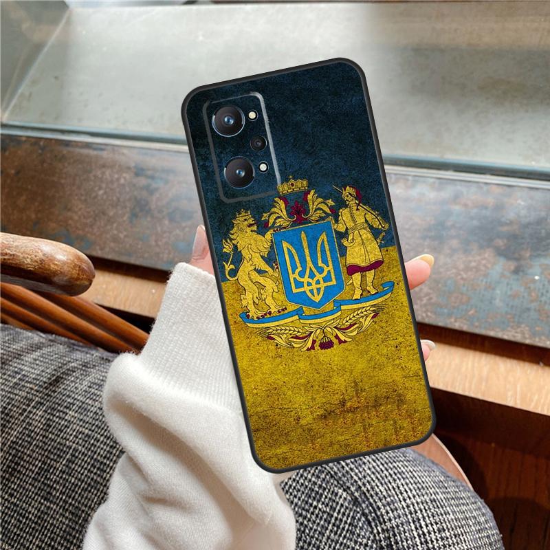 Ukraine Flag Case For Realme 12 Pro Plus 10 11 13 14 C63 C61 C55 C51 C53 C25 C65 C67 C71 C75 GT6 GT7 Pro