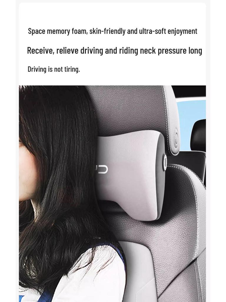 Oreiller de soutien lombaire et appui-tête pour voiture BYD Qinplus/Songpro/Seagull/Seal/Han