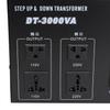 220V auf 110V Converter 2000W Heavy Duty Voltage Regulator Converter Power Transformer