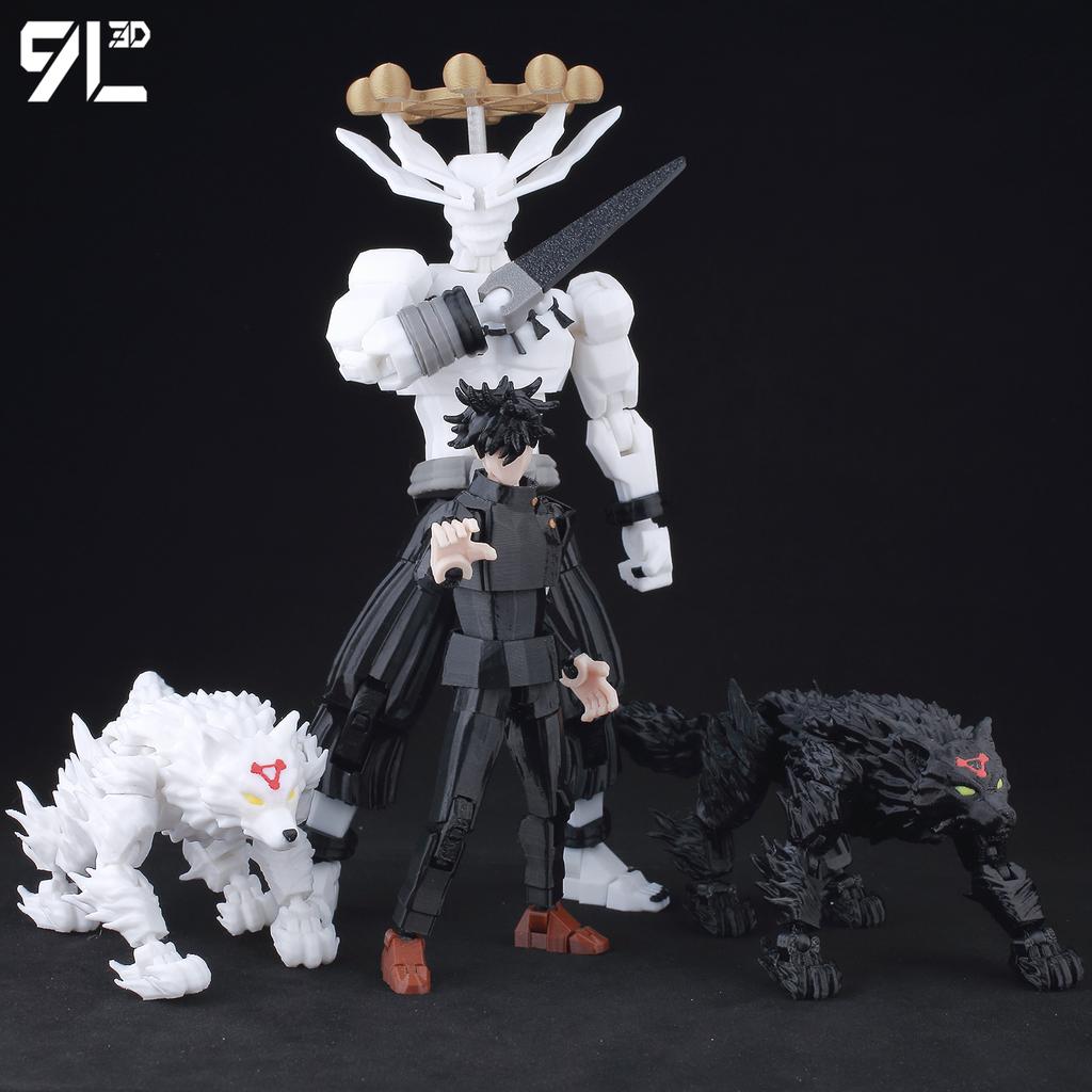 9L3D Fushiguro Christmas Decoration LUCKY13 Multi-Jointed Poseabl T13 Mahoraga Model Dummy13 For Fans Cool Robot Doll Toy