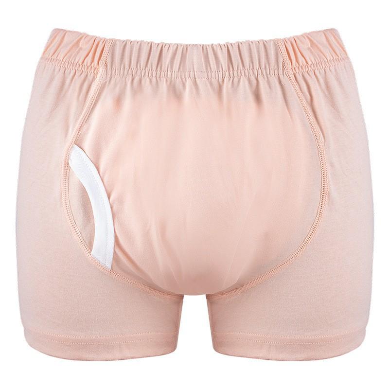 Reusable Adult Incontinence Pants Cotton Washable Absorbent Underwear Elderly Bedridden Patients Leak Proof