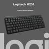 Logitech K251 Wireless Bluetooth Compact Keyboard, 99 Keys, Black