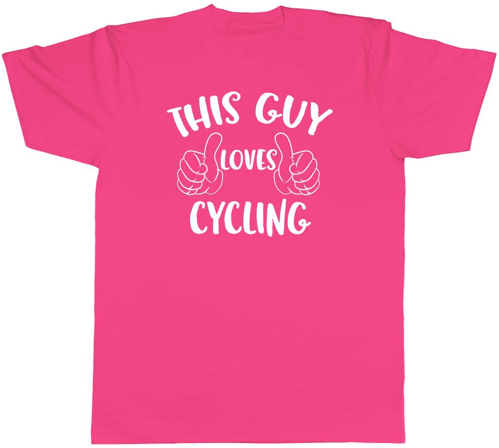 This Guy Loves Cycling Unisexs Unisex TShirt Tee