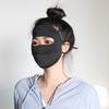 Silk Sun Protection Anti-UV Womne Sun Hats Face Gini Mask Driving Face Mask Summer Sunscreen Mask