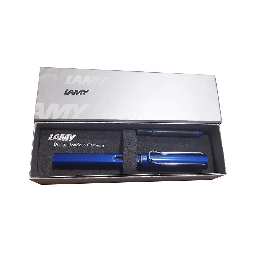 LAMY Fountain Pen F Ocean Blue AL-star (L28F)