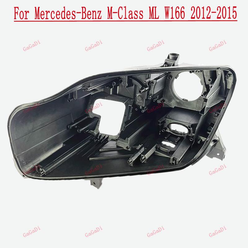 For Mercedes-Benz M-Class ML W166 2012-2015 Car Light Rear Base Front Headlight Back Housing Replace Original Headlamp Holder