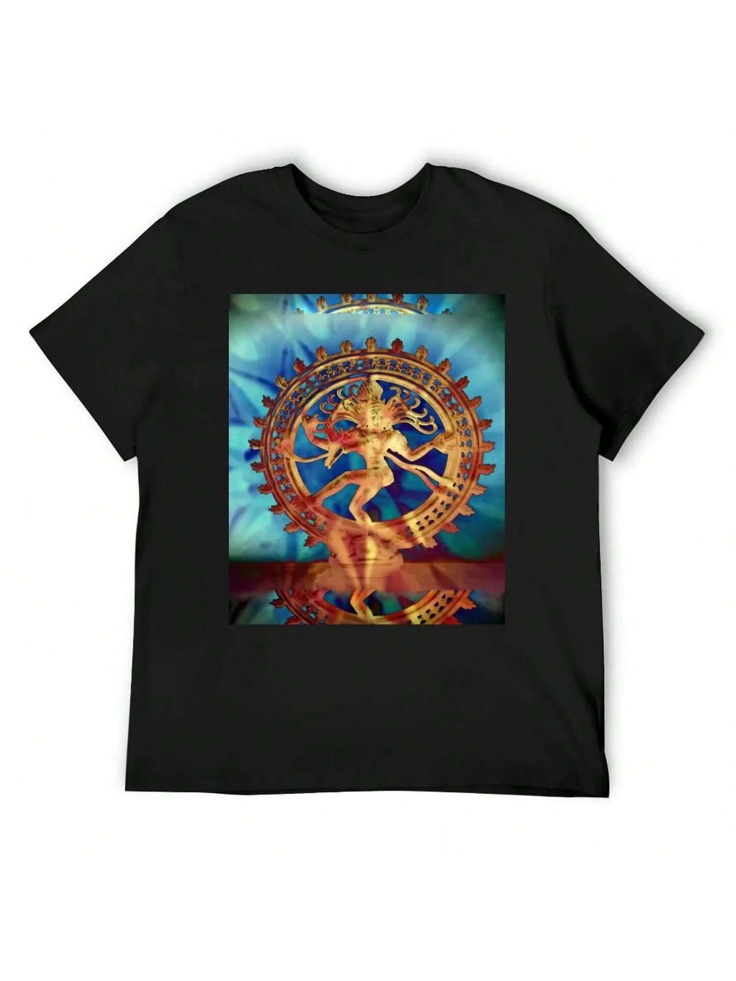 5174 Shiva Dancing T-Shirt Anime Anime Shirt Graphic Tee Shirt T Shirt S разноцветный