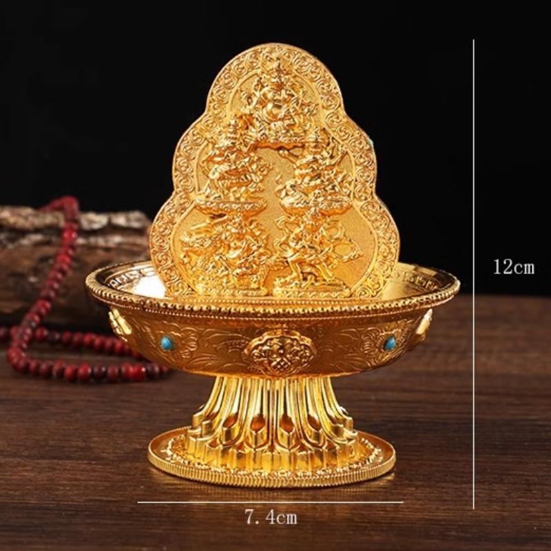 

1pc Metal Feng Shui Ornament Household sacrificial utensils Buddhist Hall Supplies Feng Shui Accessories metal handicrafts