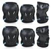 1/6Pcs Knee Elbow Wrist Guards For Adults Kids Inline Roller Skating Skateboarding Biking Scootering