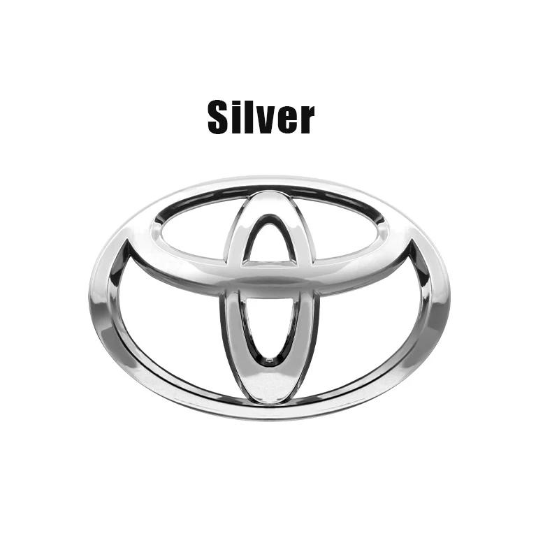 

Car Hood Front Bonnet Grill Rear Trunk Badge Logo Emblem Sticker For Toyota Chr rav4 prius Yaris Corolla avensis Camry Accessory 12cm X 8cm