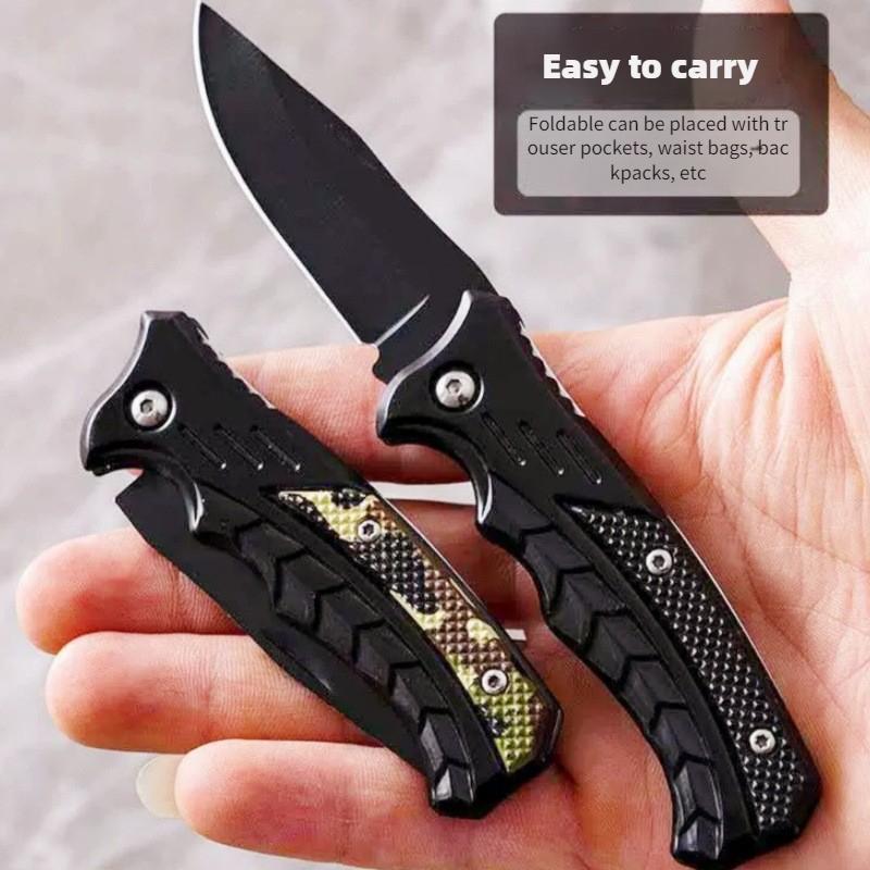 New Outdoor Mini Pocket Knife, EDC Portable Camping Knife, Exquisite and Compact Stainless Steel Rescue Tool Knife