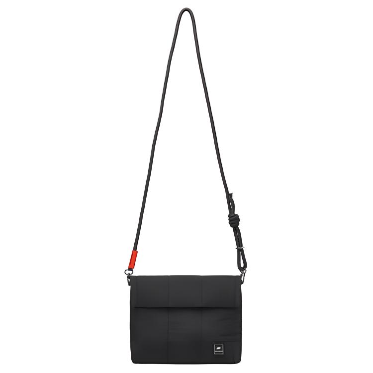 New Skechers Fabric Crossbody Bag Shoulder Bag Regular Unisex Carbon Black L424U013-0018