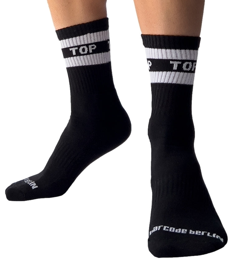 Chaussettes Fetish Top Noires - Barcode Berlin - CHAUSSETTES