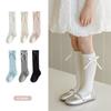 1 Pair Girls Cotton Bow Tube Socks Soft Breathable Candy Princess Kids School Socks For Children Fashion Wear