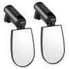 1 Paar Verstellbarer Rückspiegel ABS Für Mountainbikes Rückspiegel Flachspiegel Für Fahrradmontage Ersatzteile