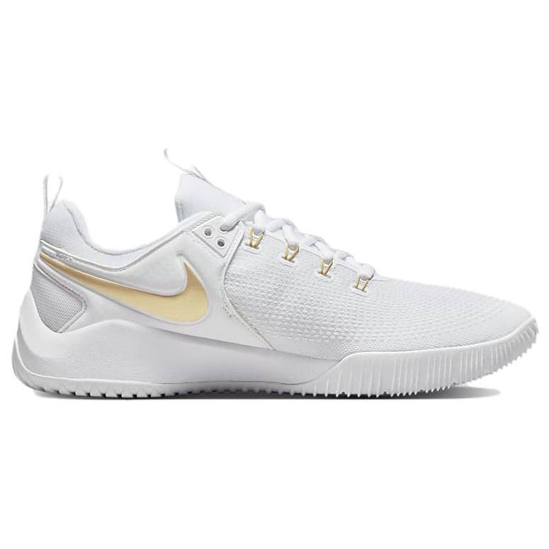 New Nike AIR ZOOM HYPERACE 2 Abrasion Resistant Breathable Low Top Training Shoes Unisex White Gold DM8199-170
