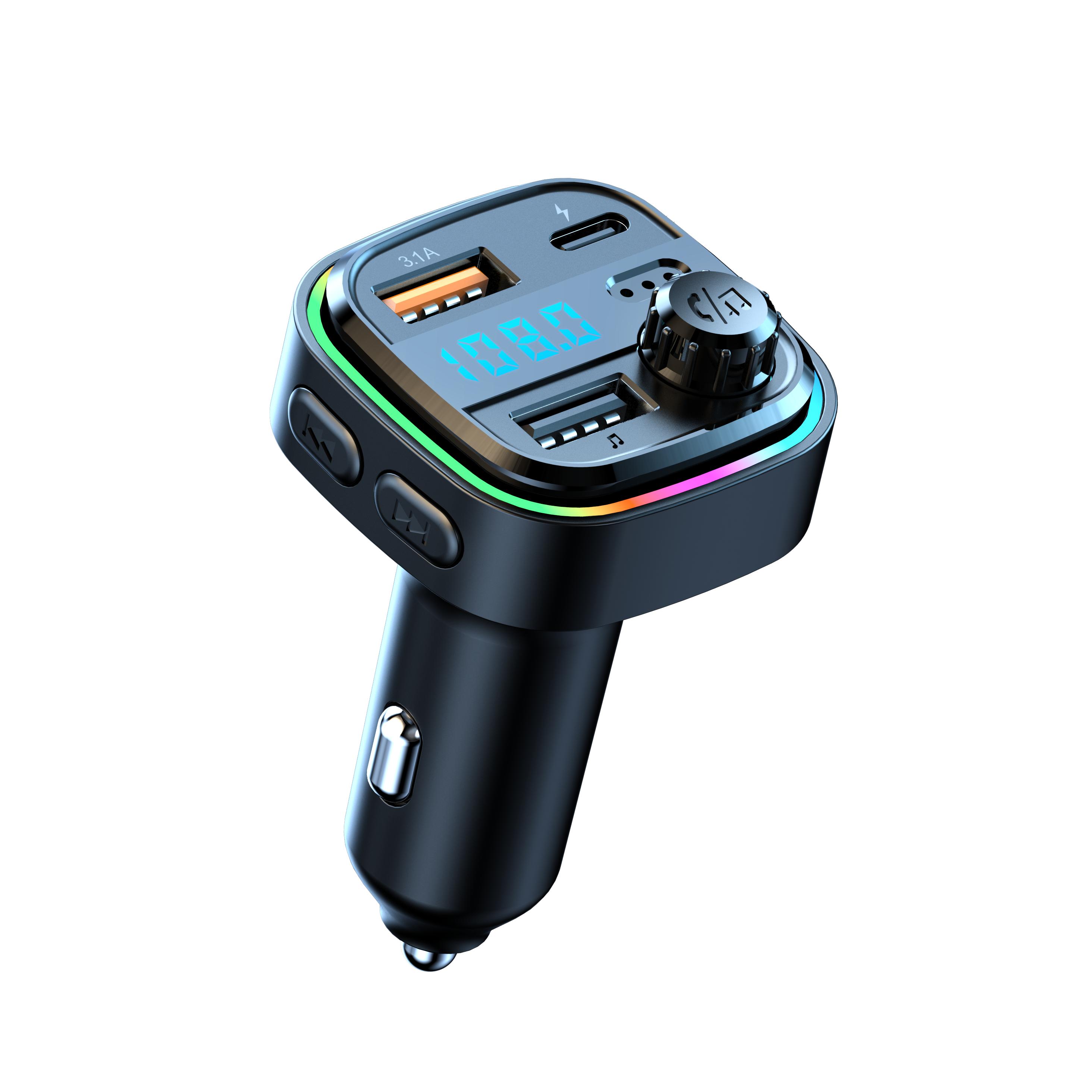 

Bluetooth 5.3 FM Transmitter Handsfree Car Radio Modulator MP3 Player With USB Super Quick Charge Adapter for Car Accessories CAR MP3 PLAYer