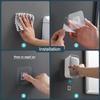 HOMZY Automatic Toothpaste Dispenser Wall-Mounted Bathroom Toothpaste Squeezer Punch-Free Toothbrush Holder Rack Bathroom Acces