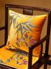 Luxury Peony Floral Embroidery Home Chair Decorative Pillow Cover Lumbar Support For Sofa Velvet Cushion Cover 45x45cm