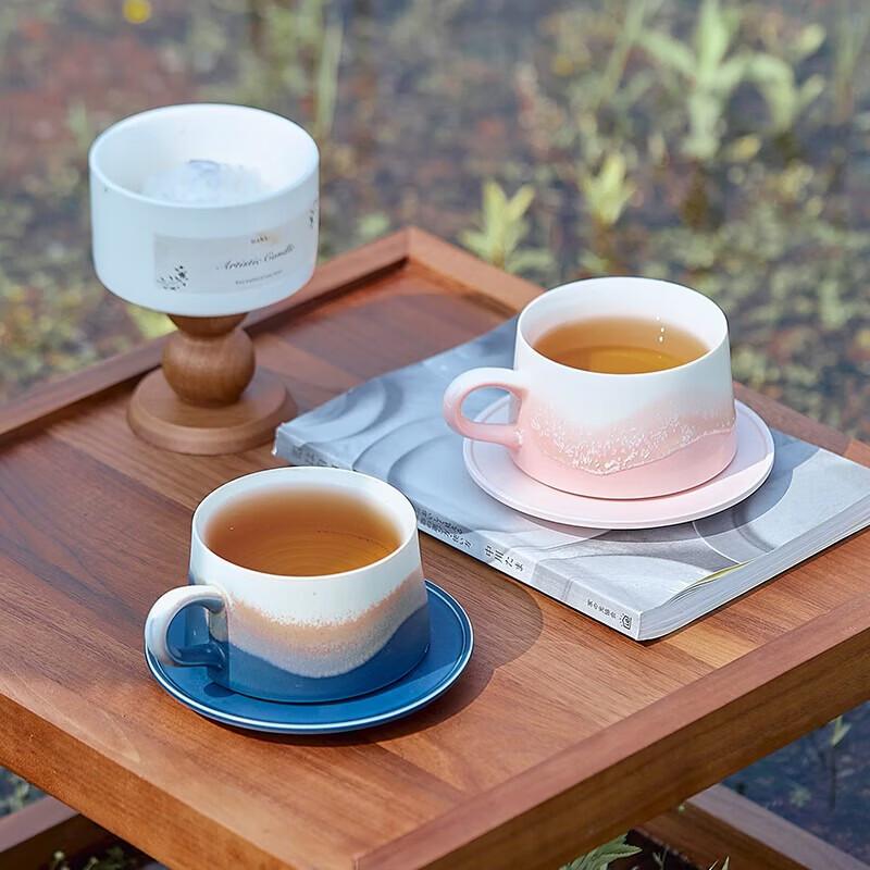 Xiangshang Latte Art Couple Coffee Mug Set
