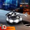 Solar-Powered Rotating Helicopter Car Air Freshener with Light Sensor