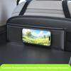 SEAMETAL Leather Child Car Dining Drawing Table Universal Safety Seat Tray Backseat Children Table Tool Toy Phone Storage Pocket Lap Desk