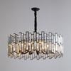 Retro Style Light Luxury Black Chandelier Crystal Living Room Designer Model Home High-end Fashion Art Restaurant Lamp
