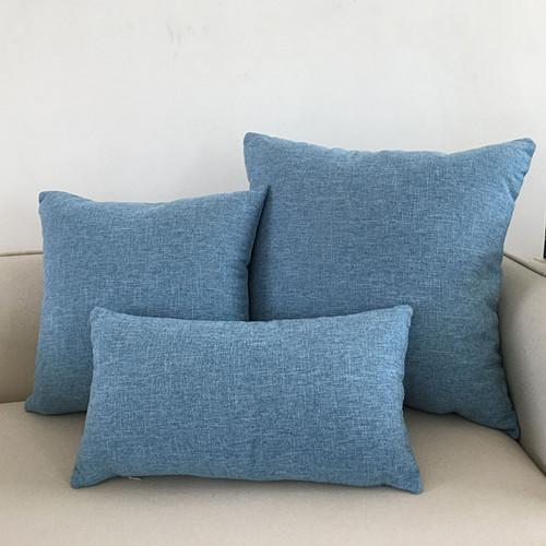 Solid Sofa Cushion Cover 30x50/40x40/45x45/40x60/50x50/55x55/60x60cm Decorative Throw Pillow Case For Car Seat Chair