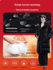 Men's Mid-Length Cotton Padded Jacket - Thickened Winter Coat for 2025 Season