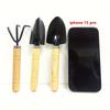 3pcs/set, Garden Tool Set Rake Tip Shovel Large Gardening Mini Succulent Plant Loose Soil Flower Shovel