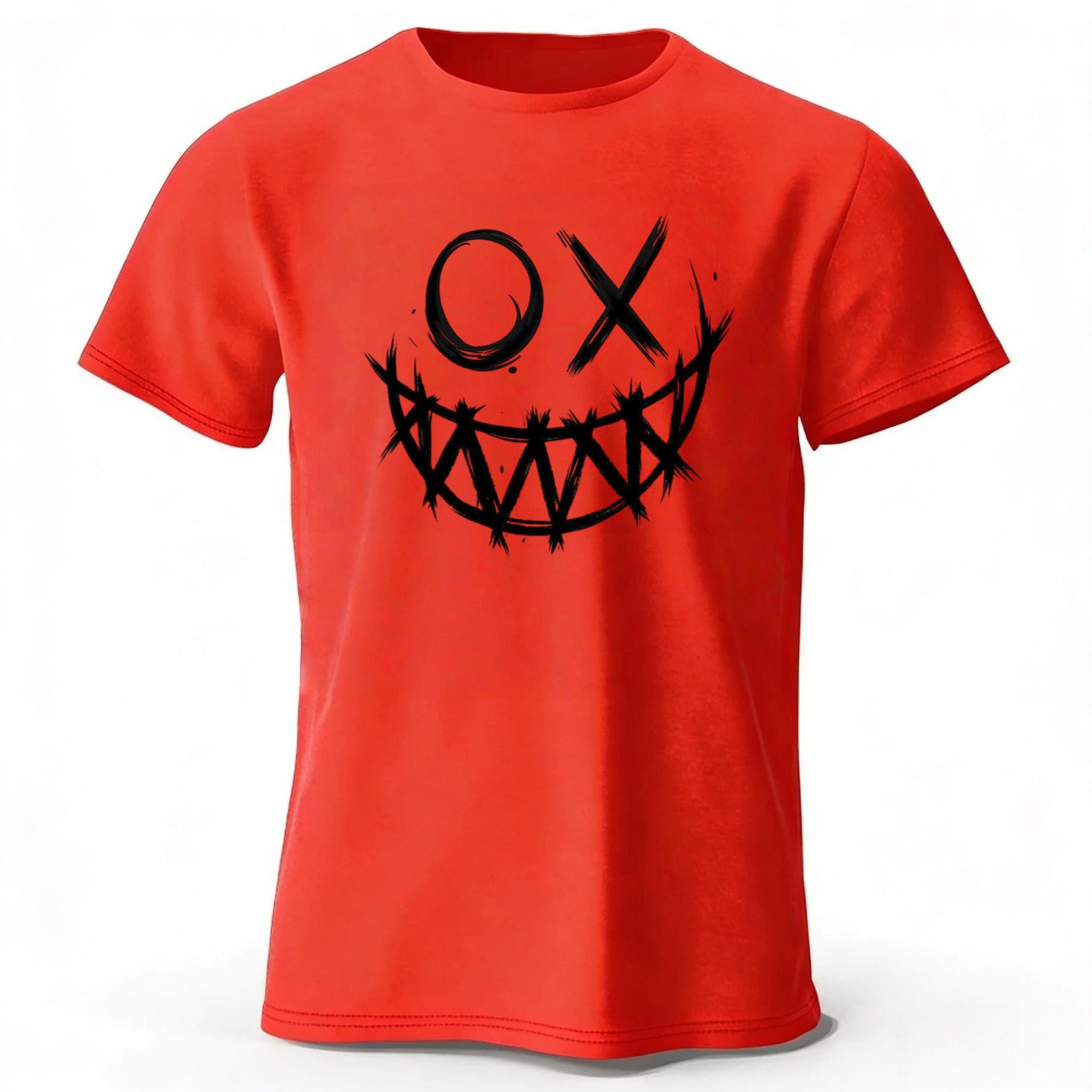 

Summer Cotton T-shirt Men Loose Running Sports Short Sleeves Fashion Comfortable Casual Top XXXL красный