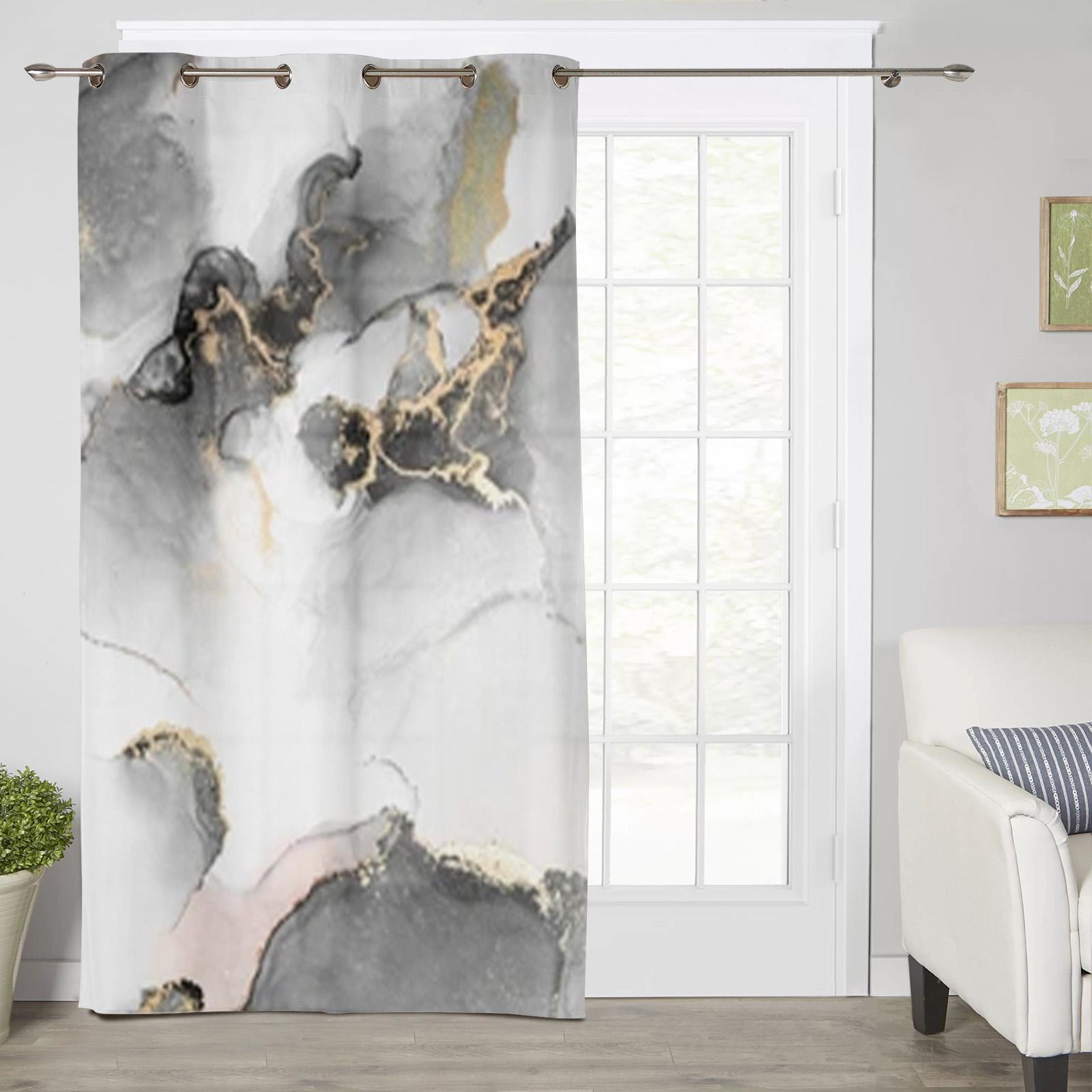 Середина века абстрактные геометрические классические шторы на окна Гостиная Спальня — фото 11