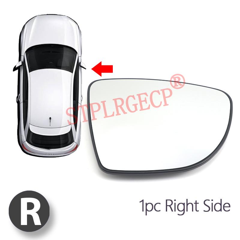 Auto Car Left Right Hand Side Door Wing Reaview Mirror Glass Heated Replacement for Renault Clio Captur ZOE 2012-
