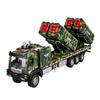 Alloy Anti-Aircraft Missile Artillery Vehicle Toy - Pull-Back Car for Boys Aged 1-6