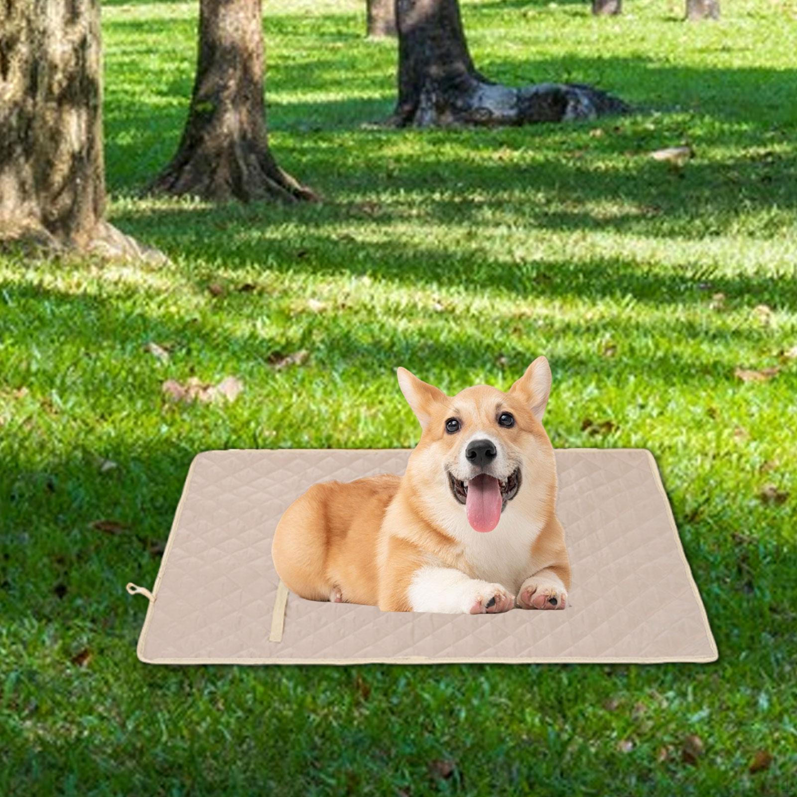 

Складной коврик для домашних животных, водонепроницаемый игровой коврик для защиты мебели от царапин M Beige