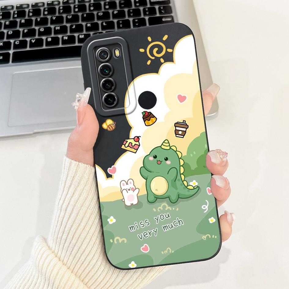 For Xiaomi Redmi Note 8 8T Case Fashion Painted Camera Protection Square Silicone Coque Soft Cover For Redmi Note8 Note8T Fundas